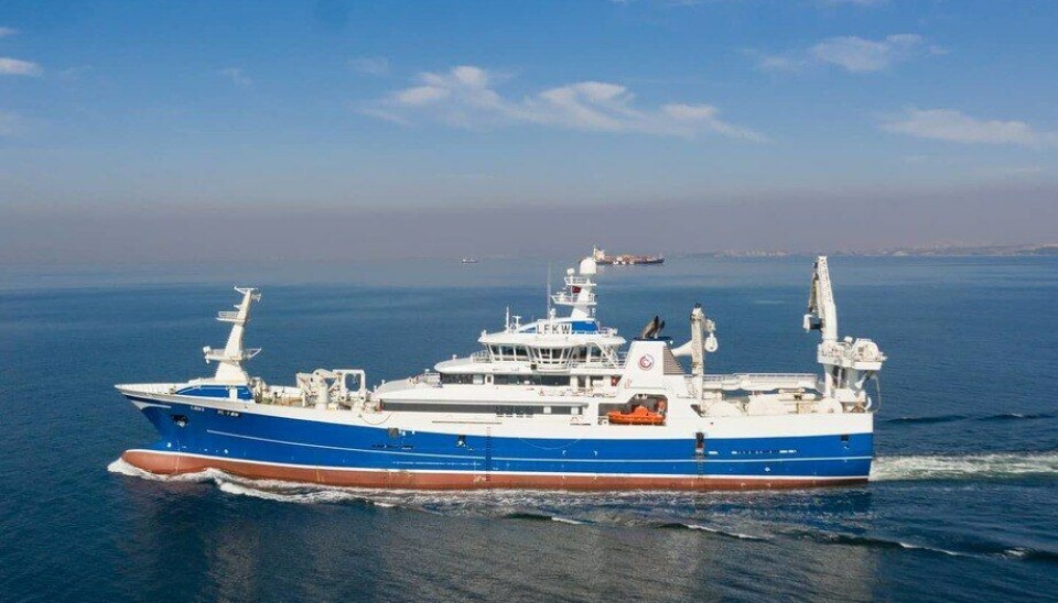 GOD FANGST: Nye «Libas» leverte over 500 tonn kolmule i forrige uke. Arkivbilde.