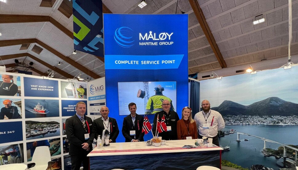 Måløy Maritime Group med stand på Færøyene. Måløy Maritime Group med stand på Færøyene.
