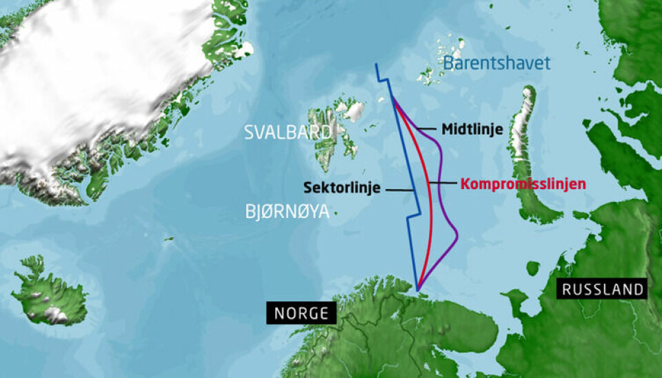 STORE RESSURSER: Etter 40 års forhandlinger kom Norge og Russland i mål med en delelinjeavtale mellom landene i Barentshavet i 2010. Området rommer enorme fiskeressurser, olje og gass.