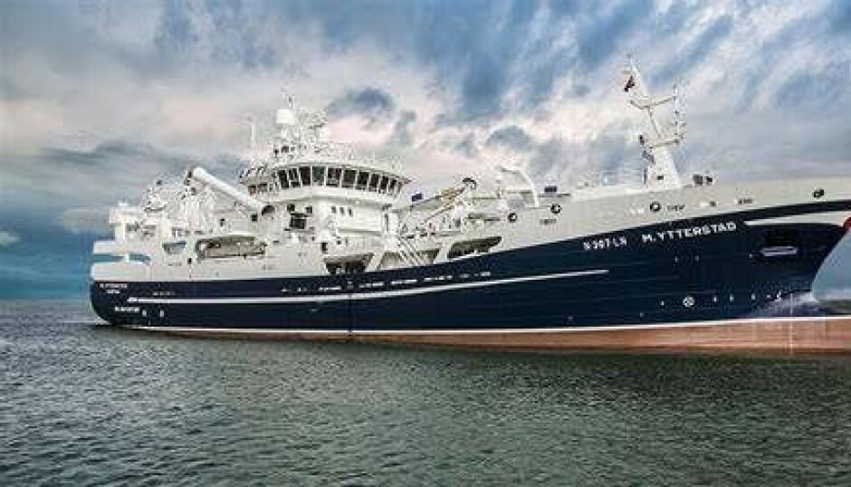 GOD INNTJENING: MS «M. Ytterstad».