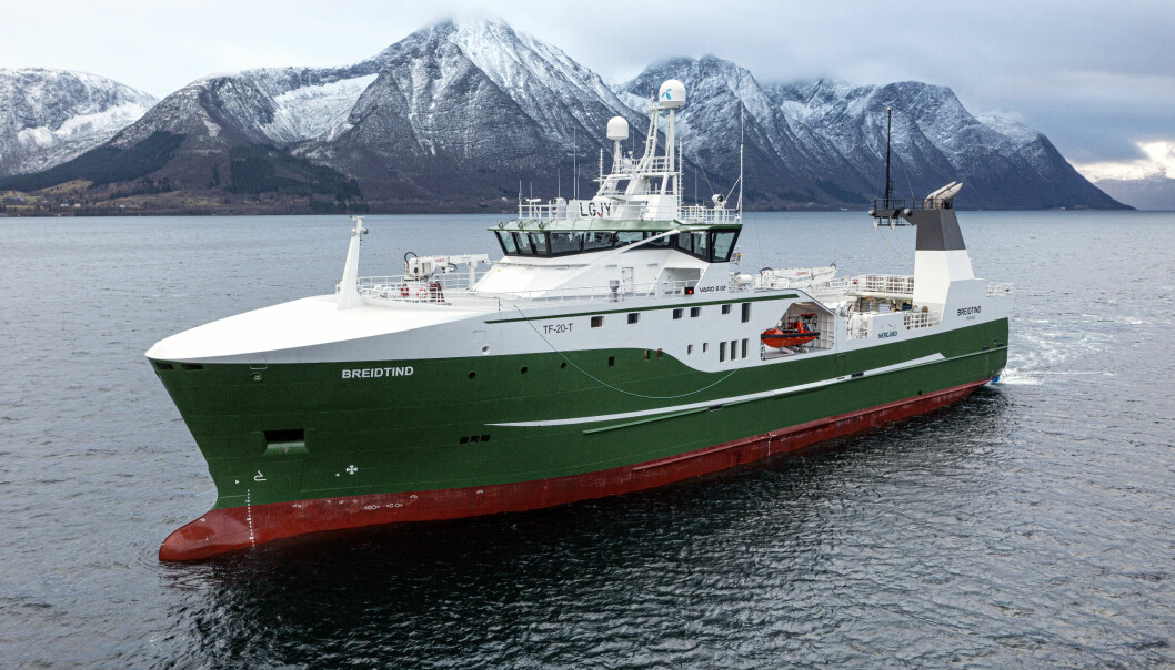 MS «Breidtind» ble overlevert til Nergård Havfiske i januar i år.