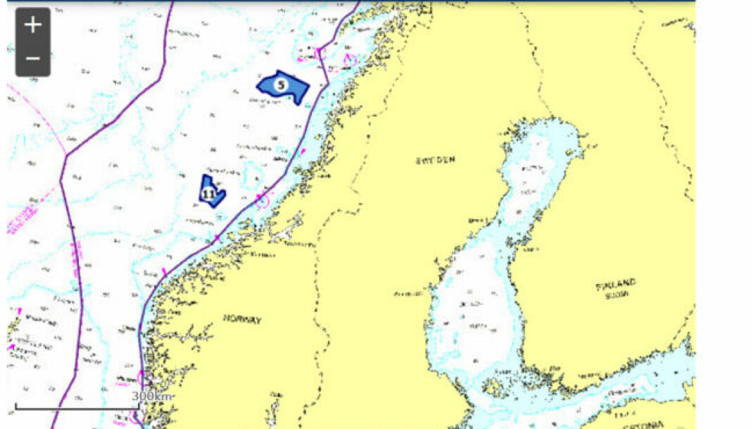 KART: Her er kartet fra Fiskeridirektoratet.