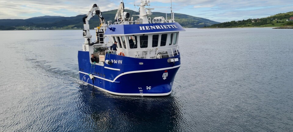 «Henriette» på vei hjem