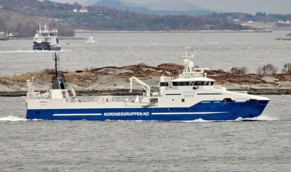 «Nordbas» har fisket 229 tonn raudåte. «Nordbas» har fisket 229 tonn raudåte.