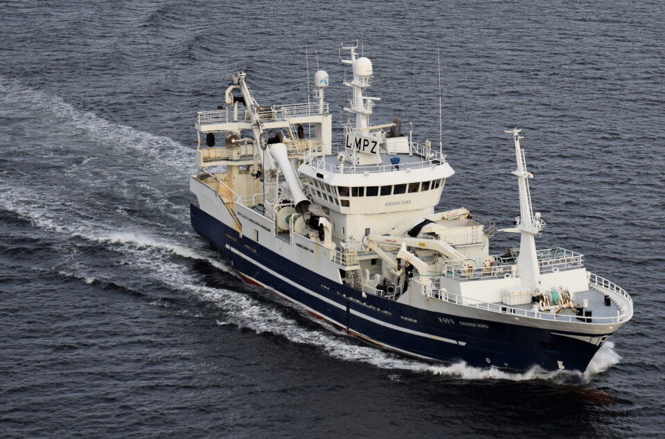 IKKE EN DEL: Ifølge direktoratet er hydraulikkanlegget i motsetning til RSW-anlegget ikke en del av selve skipet. Det kostet 'Krossfjord' millioner. IKKE EN DEL: Ifølge direktoratet er hydraulikkanlegget i motsetning til RSW-anlegget ikke en del av selve skipet. Det kostet 'Krossfjord' millioner.