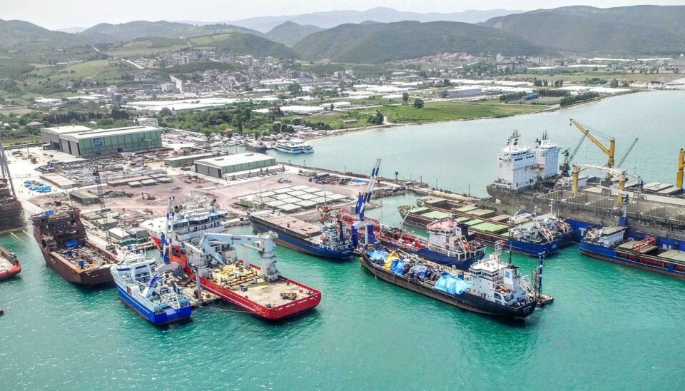 SKIPSVERFT: Tersan Shipyard i Tyrkia. SKIPSVERFT: Tersan Shipyard i Tyrkia.