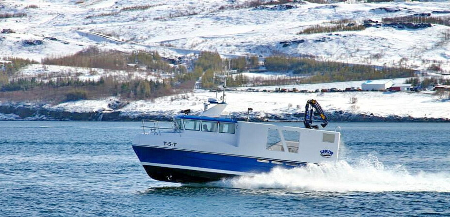 HURTIGSJARK: «Skjerodden» er en Seigla-modell som normant gjør godt over 20 knop.