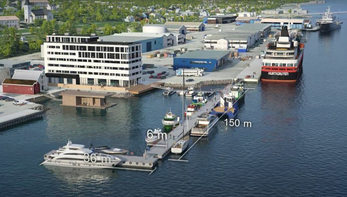 Sortland Pool Sortland Havn med ny servicebrygge