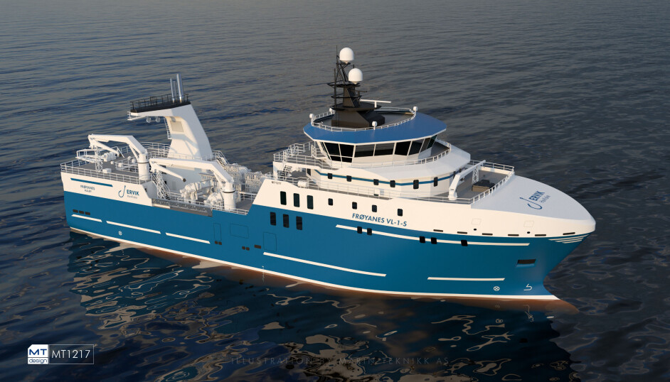 Marin Teknikk har utvikla og levert design- og engineering til eit nytt og banebrytande kombi fiskefartøy for tråling og krabbefangst. Marin Teknikk har utvikla og levert design- og engineering til eit nytt og banebrytande kombi fiskefartøy for tråling og krabbefangst.