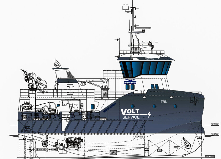 NabWork 2210 SAB på 22 meter og kapasitet for å prosessere og laste 100 tonn fisk blir den første rene bløggebåten fra Moen Marin i samarbeid med Remøy Management. NabWork 2210 SAB på 22 meter og kapasitet for å prosessere og laste 100 tonn fisk blir den første rene bløggebåten fra Moen Marin i samarbeid med Remøy Management.