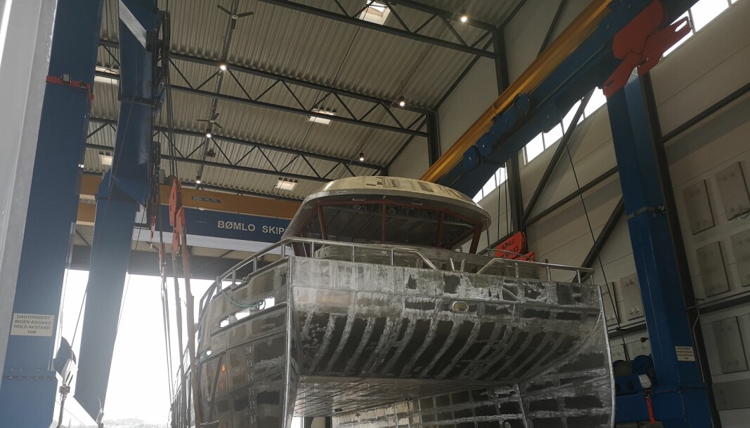 UTRUSTES: Bømlo Skipsservice skal utruste nybygget til Risnes Marine Craft.