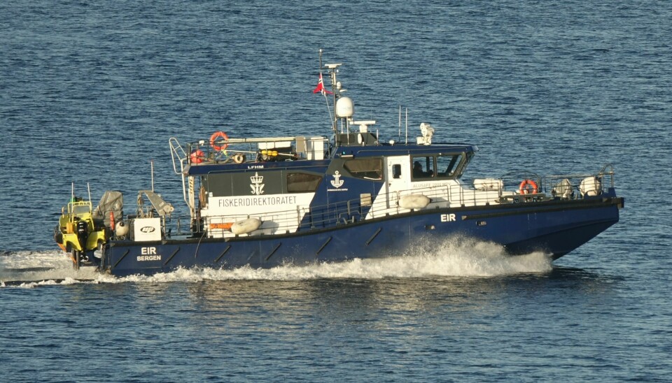 EIR: Det var Fiskeridirektoratets fartøy «Eir» som oppdaget at båten ikke var hva registeringsnummer og AIS tilsa.