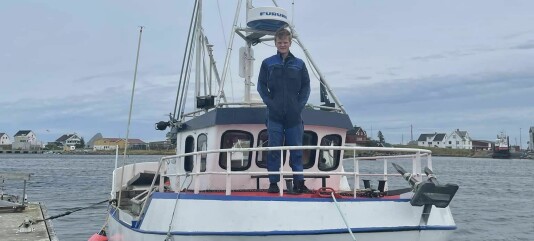 Mikael (18) satser friskt med egen båt