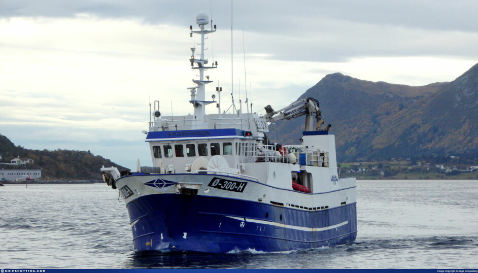 SPJÆRINGEN: Østfoldbåten «Spjæringen» har igjen suksess i fisket etter makrellstørje.