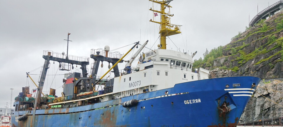 Symbolsk endring for russiske fiskefartøy