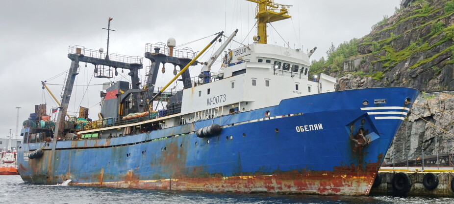 Symbolsk endring for russiske fiskefartøy