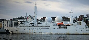 Sofistikert spionskip på besøk i Bergen havn: – Vi er godt kjent med fartøyet