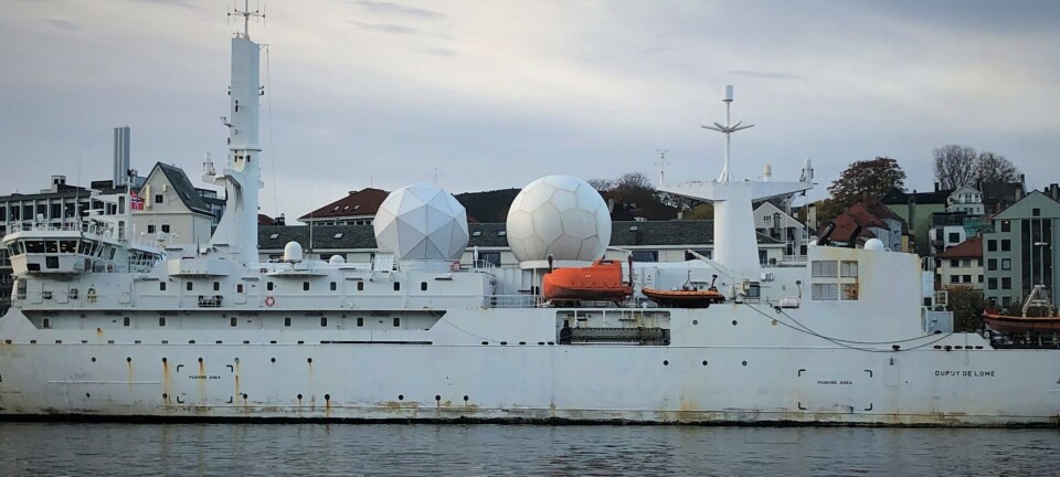 Sofistikert spionskip på besøk i Bergen havn: – Vi er godt kjent med fartøyet