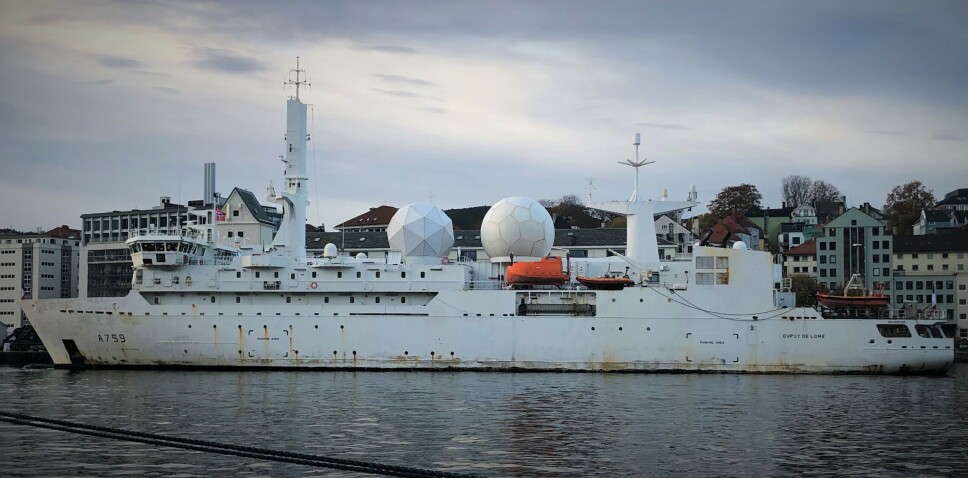 «Dupuy de Lôme» i Bergen havn «Dupuy de Lôme» i Bergen havn