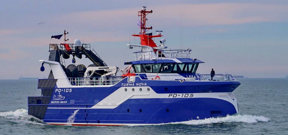 AVANSERT FISKEFARTØY: Rune Blaschek har kjøpt utbrukte, to år gamle «Turma Nova».