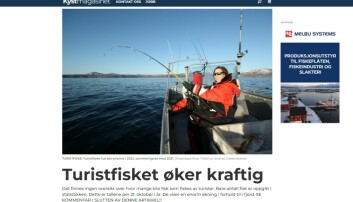 Direktoratet vedgår svakheter med rapportering av turistfiske