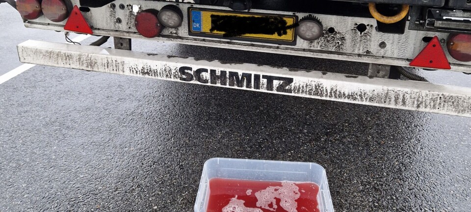 109 vogntog med blodig fiskelast måtte pent parkere etter storkontroll