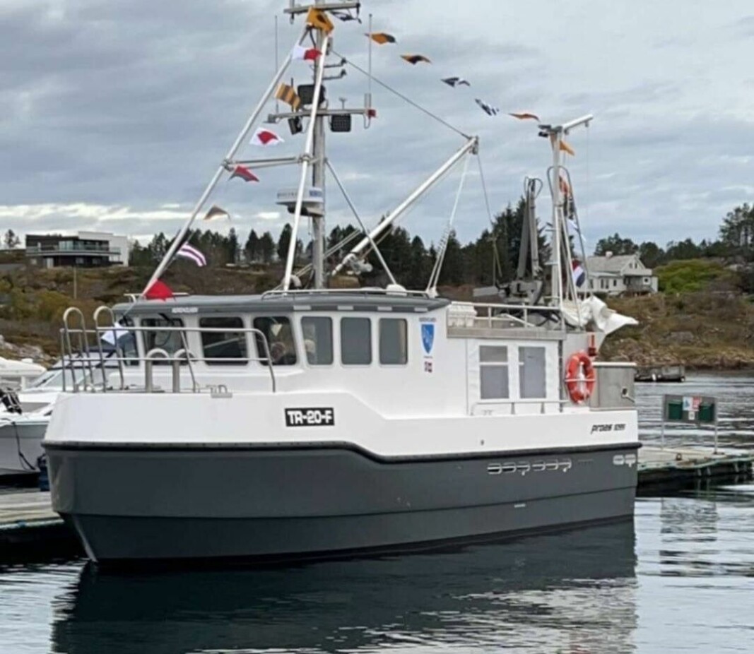 NY BÅT: Båtverftet Proas AS på Gurskøy overleverte i oktober kystsjarken MS «Nordholmen» til eier og reder Johan Anton Ervik i Nordholmen Fisk AS, Frøya.