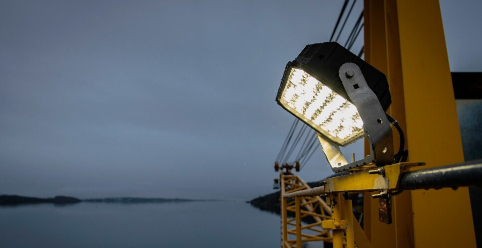 MARITIM: Luminell Norway har spesialisert seg på søkelys for den maritime næringen.