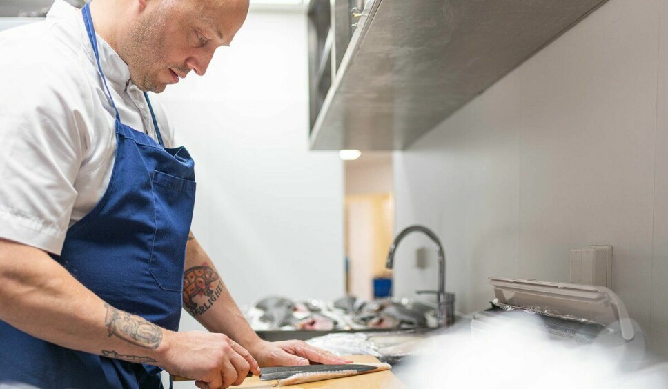Kveitene som ble servert på restauranten Damsgård i Bergen - ble tilberedt av Michelin-kokk Christopher Haatuft og hans lag av talentfulle kokker.