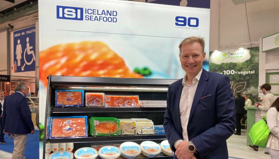 UT AV UK: Iceland Seafoods CEO, Bjarni Armannsson, velger å stenge fabrikken i Grimsby.