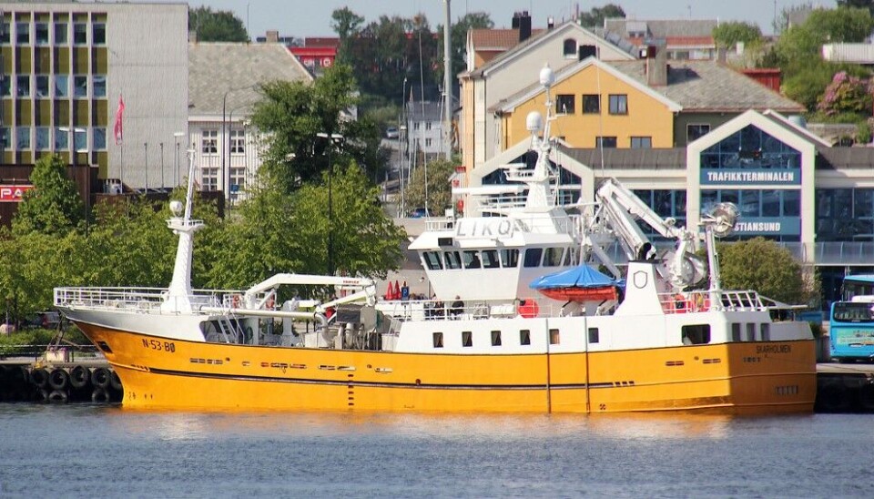 NYTT NAVN: Snurrevadbåten MS«Skarholmen» har skiftet navn til «Thea Elise». NYTT NAVN: Snurrevadbåten MS«Skarholmen» har skiftet navn til «Thea Elise».