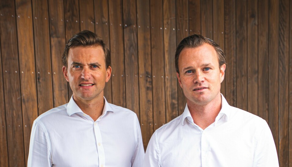 INVESTORER: Bluefront Equity-partnerne Kjetil Haga (venstre) og Simen Landmark.