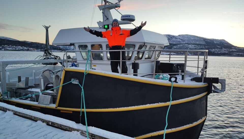 SVARTHAV: – Jeg skal drive med garn og line med den, først og fremst på torsk og blåkveite fra Røst. Så skal jeg fiske litt sei og hyse på Skjerstadfjorden, sier den stolte nye eieren. SVARTHAV: – Jeg skal drive med garn og line med den, først og fremst på torsk og blåkveite fra Røst. Så skal jeg fiske litt sei og hyse på Skjerstadfjorden, sier den stolte nye eieren.