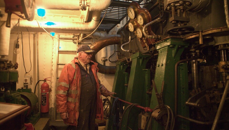Dieselmotoren er bygd på Laksevåg.