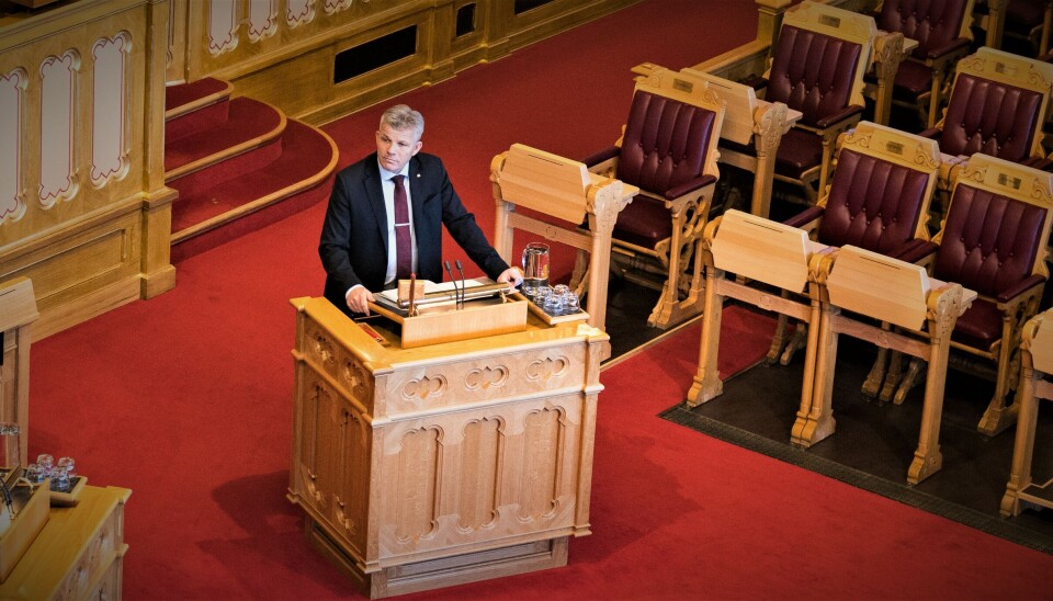 INTERNASJONALT: Fiskeri- og havminister Bjørnar Skjæran og utviklingsminister Anne Beathe Tvinnereim samlet ministere fra alle verdensdeler til høynivåkonferansen Blue Justice 23. mars i København. Konferansen skal munne ut i en ministererklæring. INTERNASJONALT: Fiskeri- og havminister Bjørnar Skjæran og utviklingsminister Anne Beathe Tvinnereim samlet ministere fra alle verdensdeler til høynivåkonferansen Blue Justice 23. mars i København. Konferansen skal munne ut i en ministererklæring.