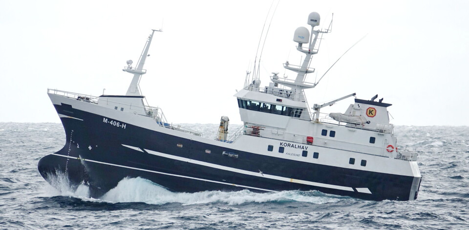 LINEBÅT: 'Korallhav' fikk mest kompensasjon i kystgruppen.