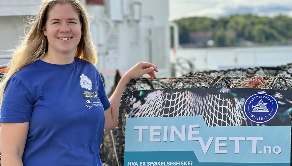RIKELIG MED DATA: HI-forsker Susanna Huneide Thorbjørnsen har fått inn rikelig med forskningsdata takket være stor innsats fra frivillige dykkere