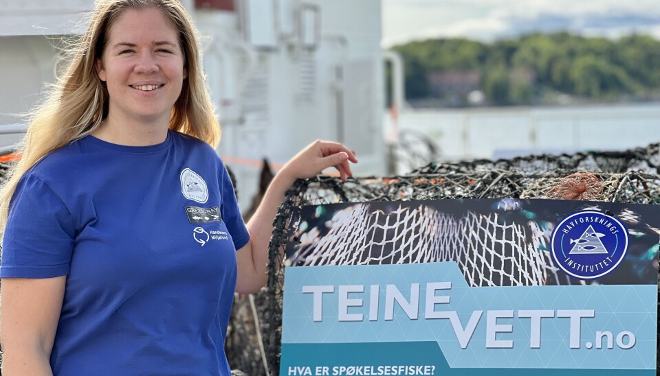 RIKELIG MED DATA: HI-forsker Susanna Huneide Thorbjørnsen har fått inn rikelig med forskningsdata takket være stor innsats fra frivillige dykkere RIKELIG MED DATA: HI-forsker Susanna Huneide Thorbjørnsen har fått inn rikelig med forskningsdata takket være stor innsats fra frivillige dykkere