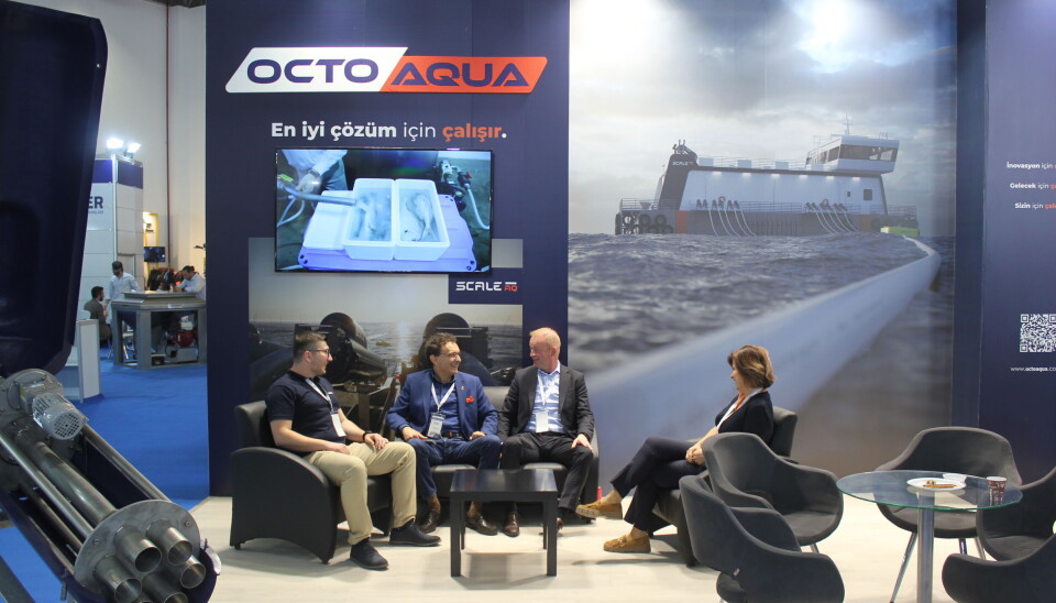 PÅ MESSE: Nomapro sine produkter har fått god respons i Middelhavslandene. Nå satser selskapet videre.