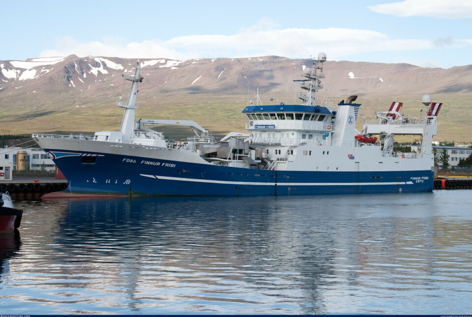 VARDIN PELAGIC: «Finnur Fríði» er en av fire pelagiske fartøy kontrollert av Vardin Pelagic. VARDIN PELAGIC: «Finnur Fríði» er en av fire pelagiske fartøy kontrollert av Vardin Pelagic.