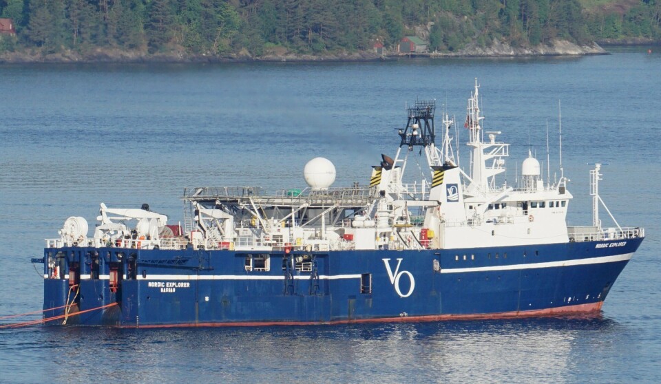 SKAL HØSTE HANESKJELL: SAFE Offshore AS har fått tillatelse til å bruke dette seismikkfartøyet til å høste haneskjell. Det er en forutsetning at det får norsk flagg.