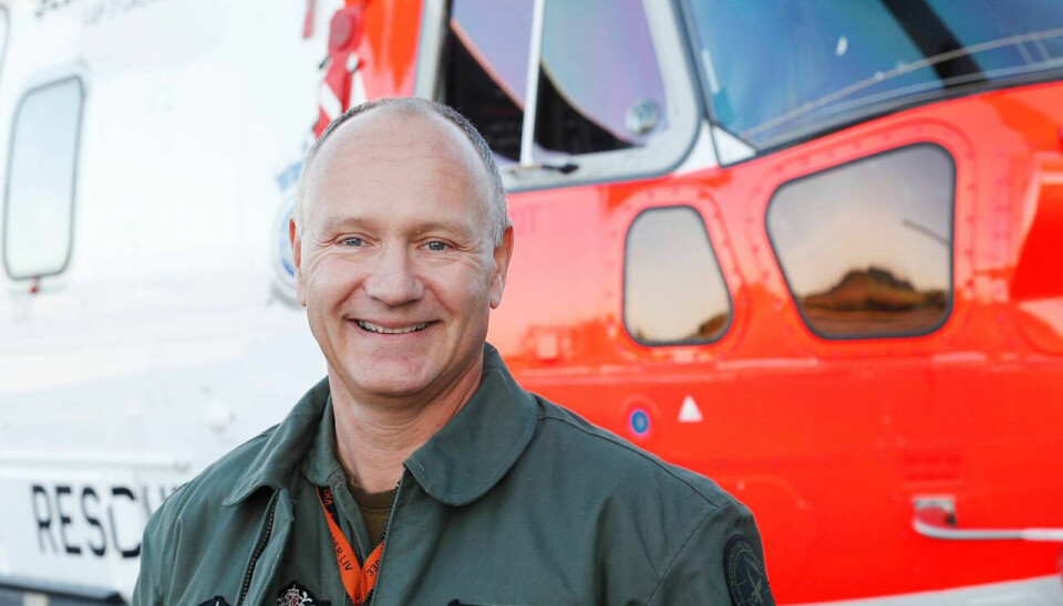 FORNØYD: Sjef Svein Tore Pettersen for 330-skvadronen er svært fornøyd med at de nå er nesten ferdige med å fase inn SAR queen som nytt redningshelikopter.