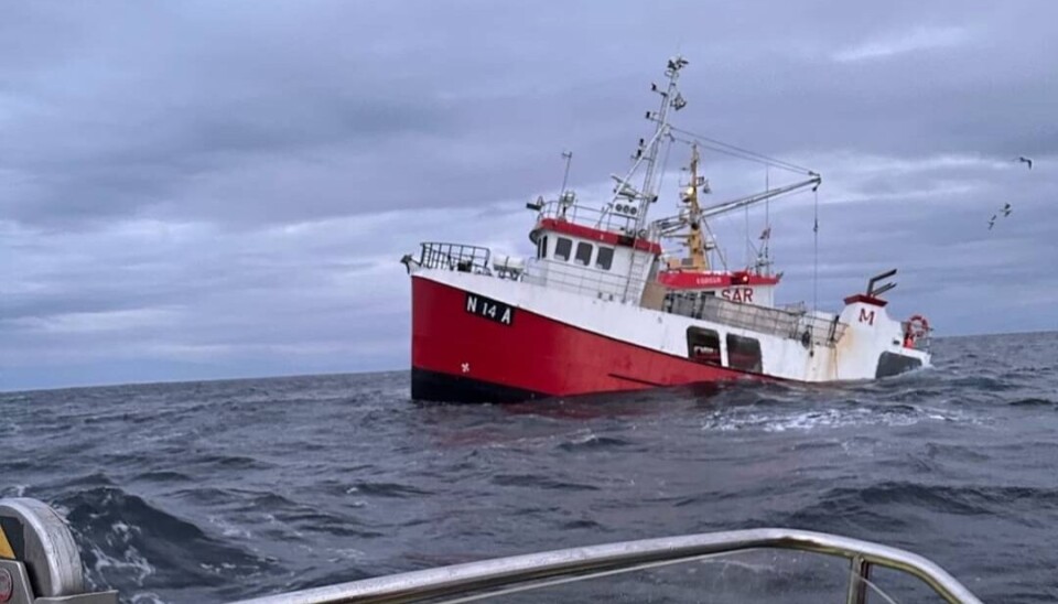 FORLISTE: Fiskebåten «Klævtind» grunnstøtte og forliste utenfor Bleik på starten av året.