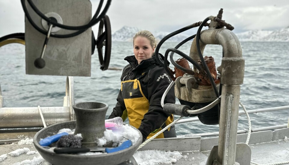 HELÅRSFiSKER: Sisilie Skagen (29) var en av seks fiskere som i år fikk rekrutteringskvote.