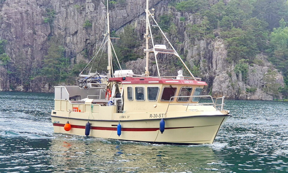 SOLGT NORDOVER: Libra-sjarken 'Synnøve' har blitt solgt fra Rogaland til Finnmark og heter nå 'Nordbris'.