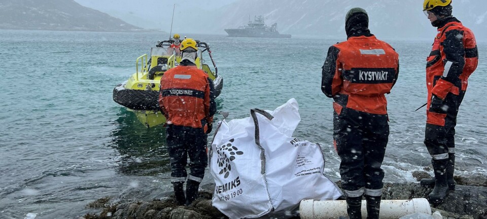 Trosset været og ryddet to kubikk søppel