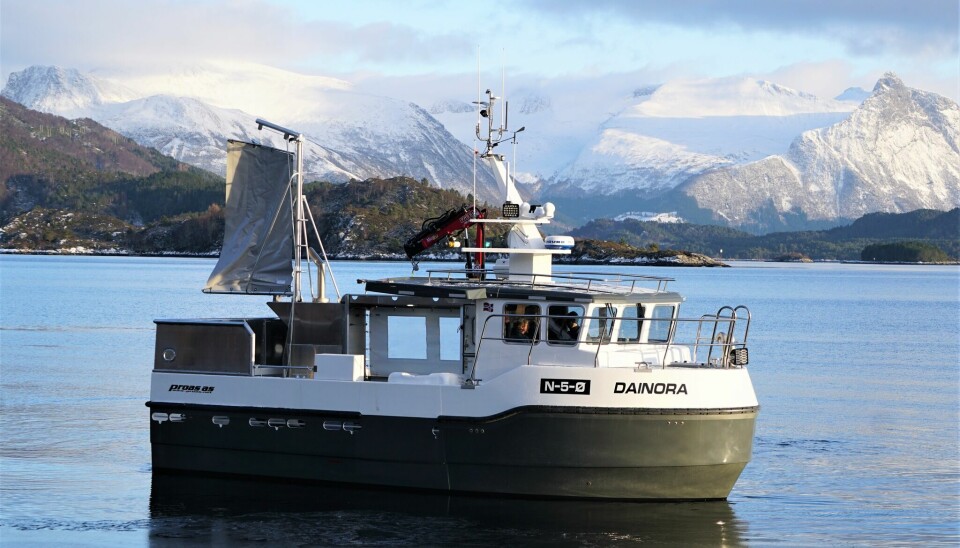 SJARK: «Dainora» er bygd og utrustet ved båtverftet Proas på Gurskøy.