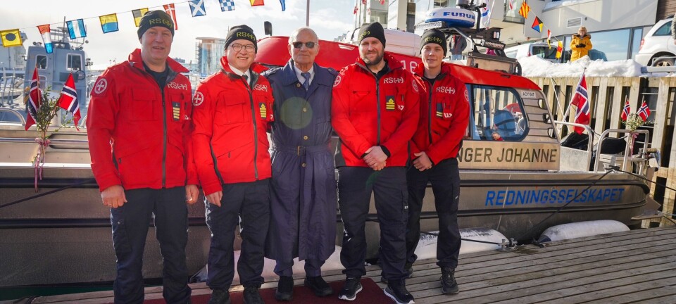 Full jubel da «Inger Johanne» ble døpt