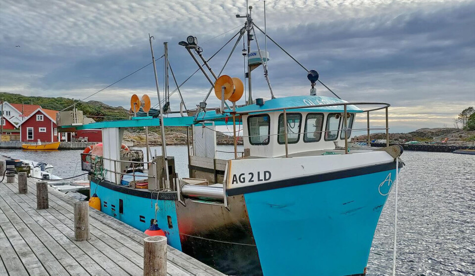TEINEFISKE: 'Olagutt' er ett av to fartøy som brukes i teinefartøyet. TEINEFISKE: 'Olagutt' er ett av to fartøy som brukes i teinefartøyet.