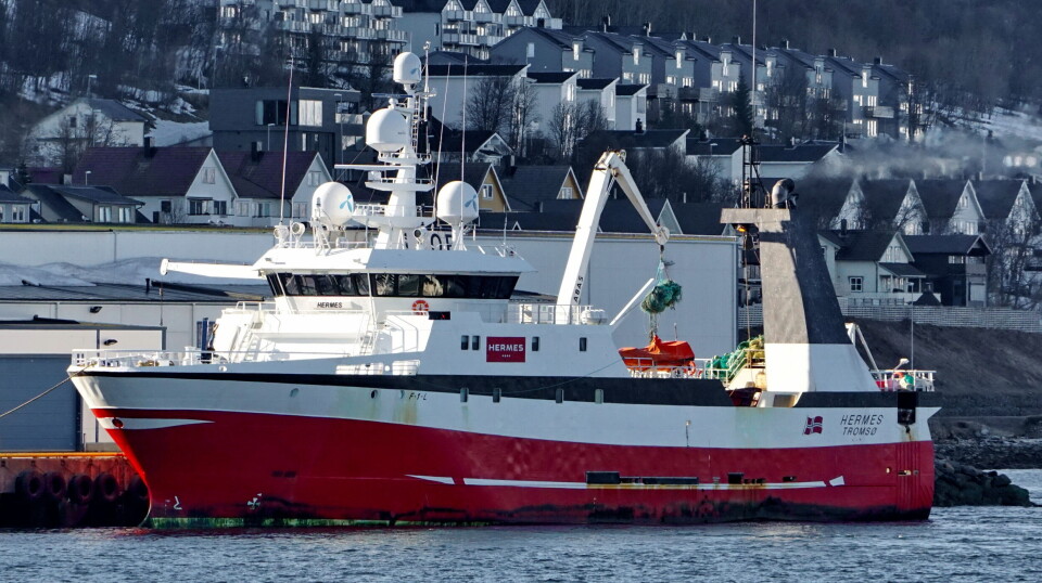 ex.'Hermes', nå 'Hera' ved kai i Tromsø. ex.'Hermes', nå 'Hera' ved kai i Tromsø.